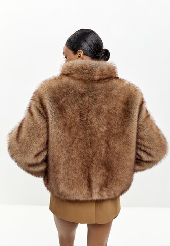 CESARE GASPARI Winter coat 'Golden Hour' in Brown