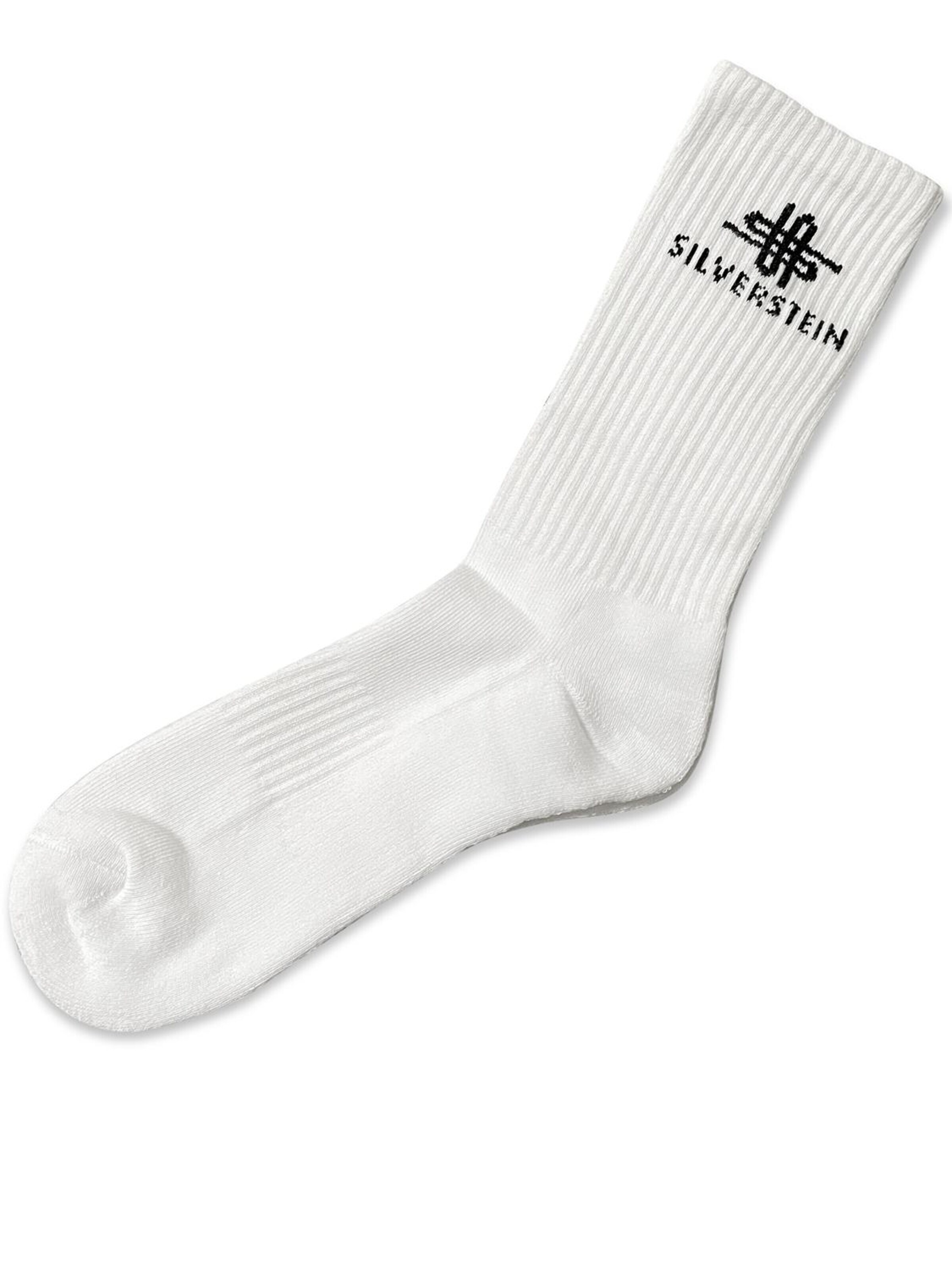 Silverstein Official Socks '6er Silverstein Official Tennis Sport Raw Socken ' ORG '' in White: front