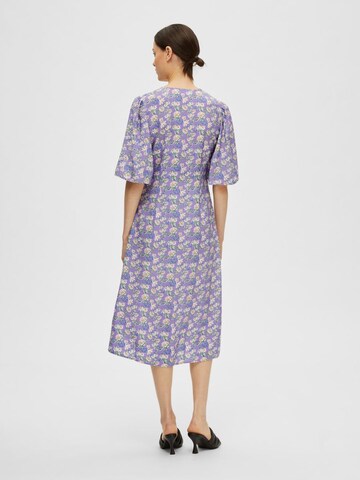 SELECTED Jurk in Lila
