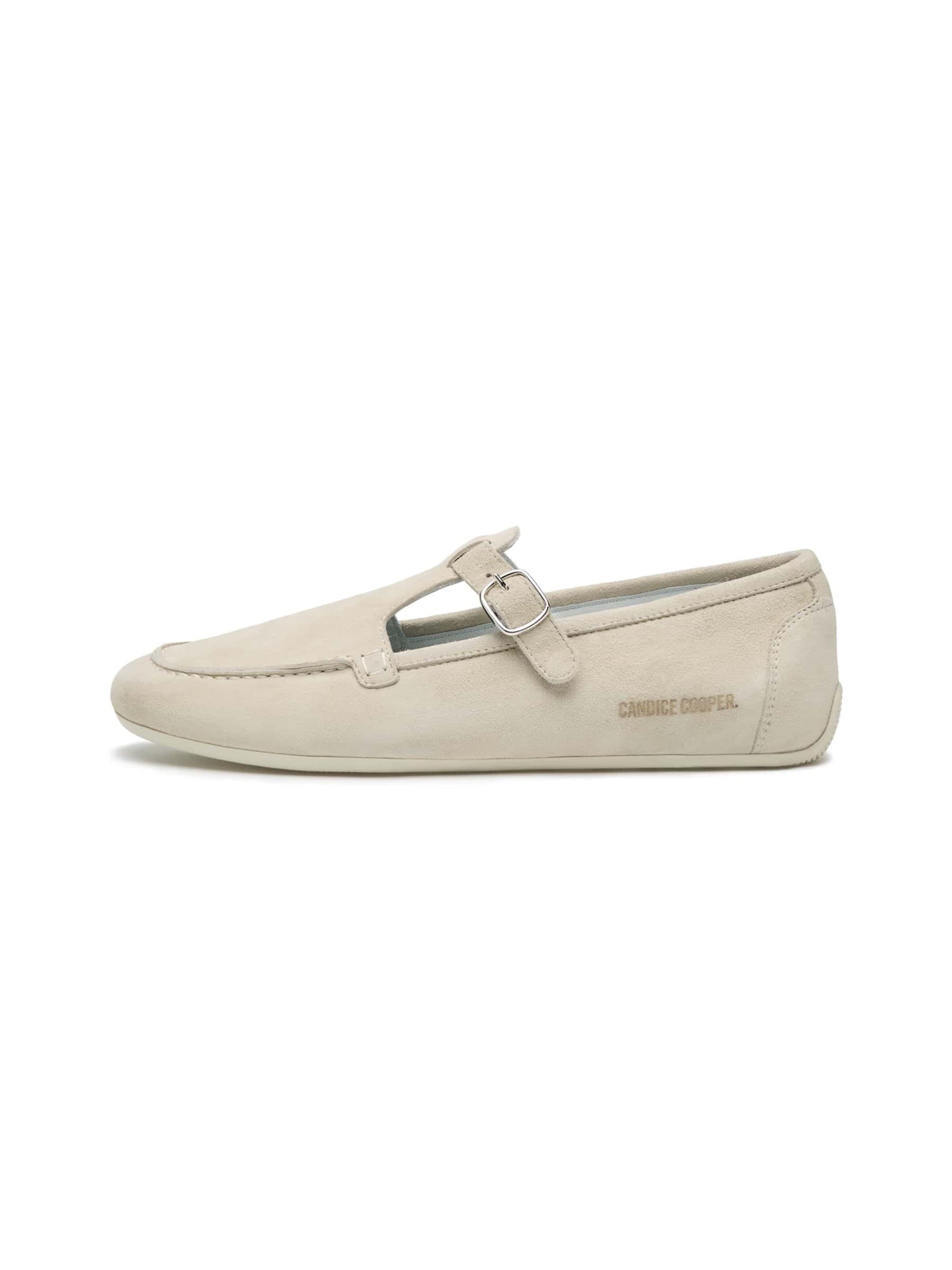 Candice Cooper Mocassins 'ROCK MOK' in Wit: voorkant