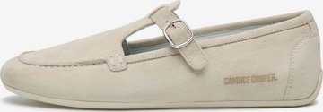 Candice Cooper Mocassins 'ROCK MOK' in Wit: voorkant