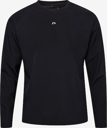 T-Shirt fonctionnel Newline en noir : devant