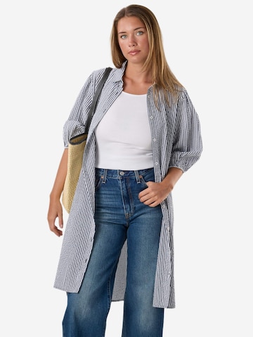 Seaside Shirt dress 'Marina' in Blue: front