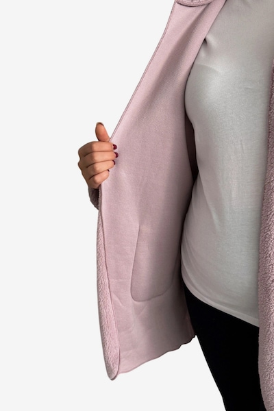 Stil Diva Fleece jas in de kleur Rosa, Productweergave