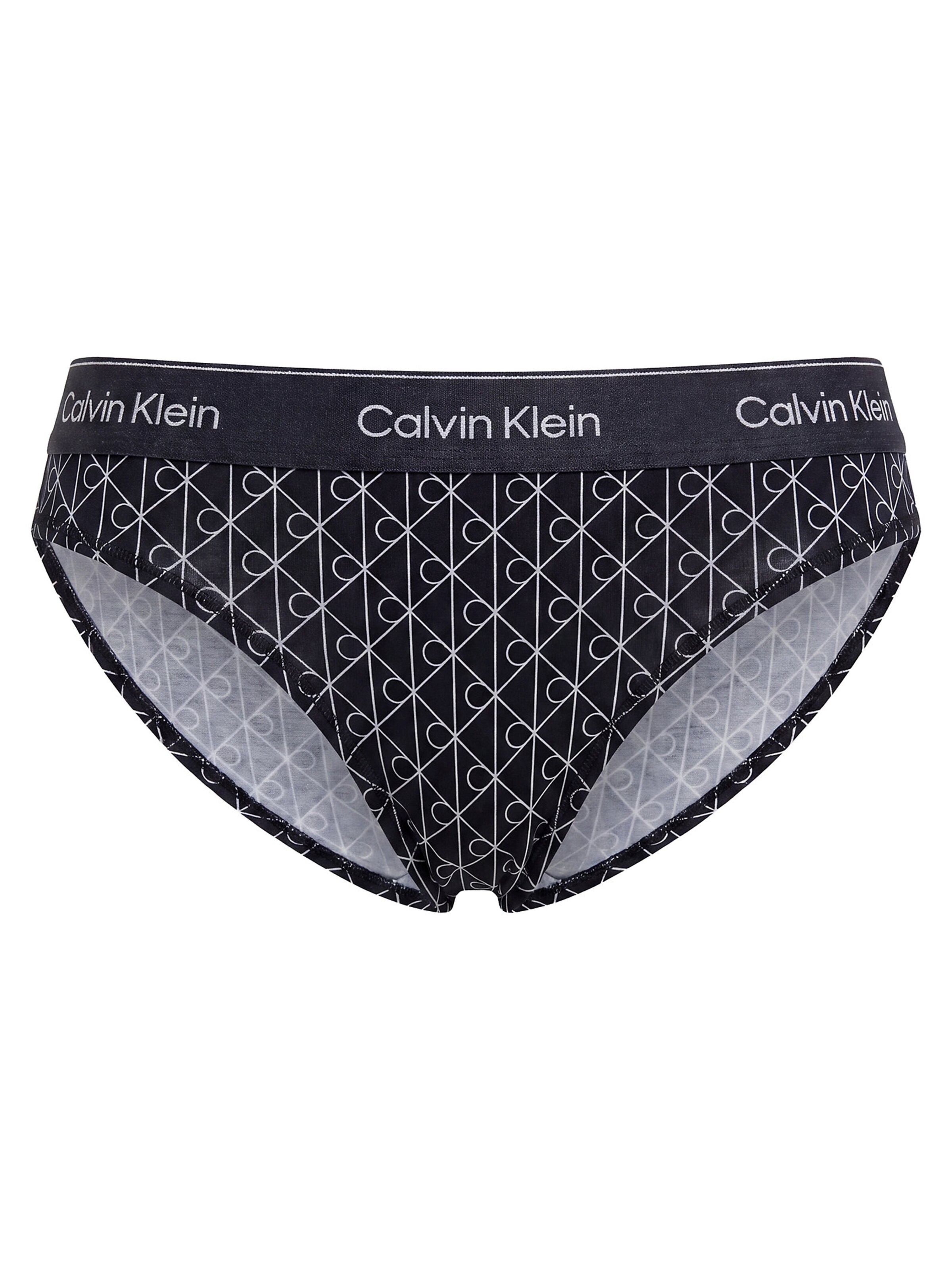 Slip Calvin Klein en bleu : devant