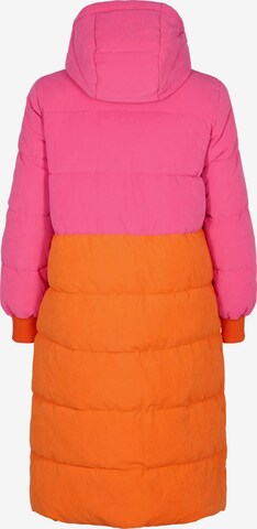 Zizzi Zimní kabát 'CAPEACHY' – pink