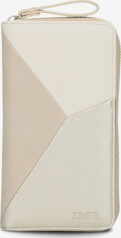ZWEI Portemonnaie 'Jana' in Beige: Vorderseite