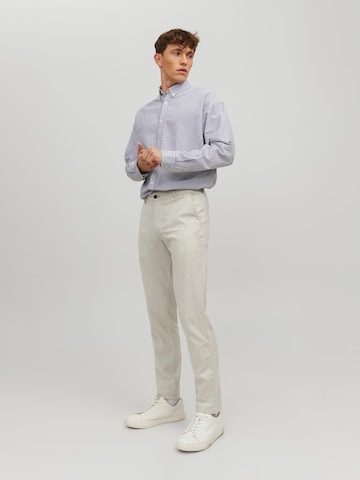 Regular Pantalon chino 'Ollie Dave' JACK & JONES en gris