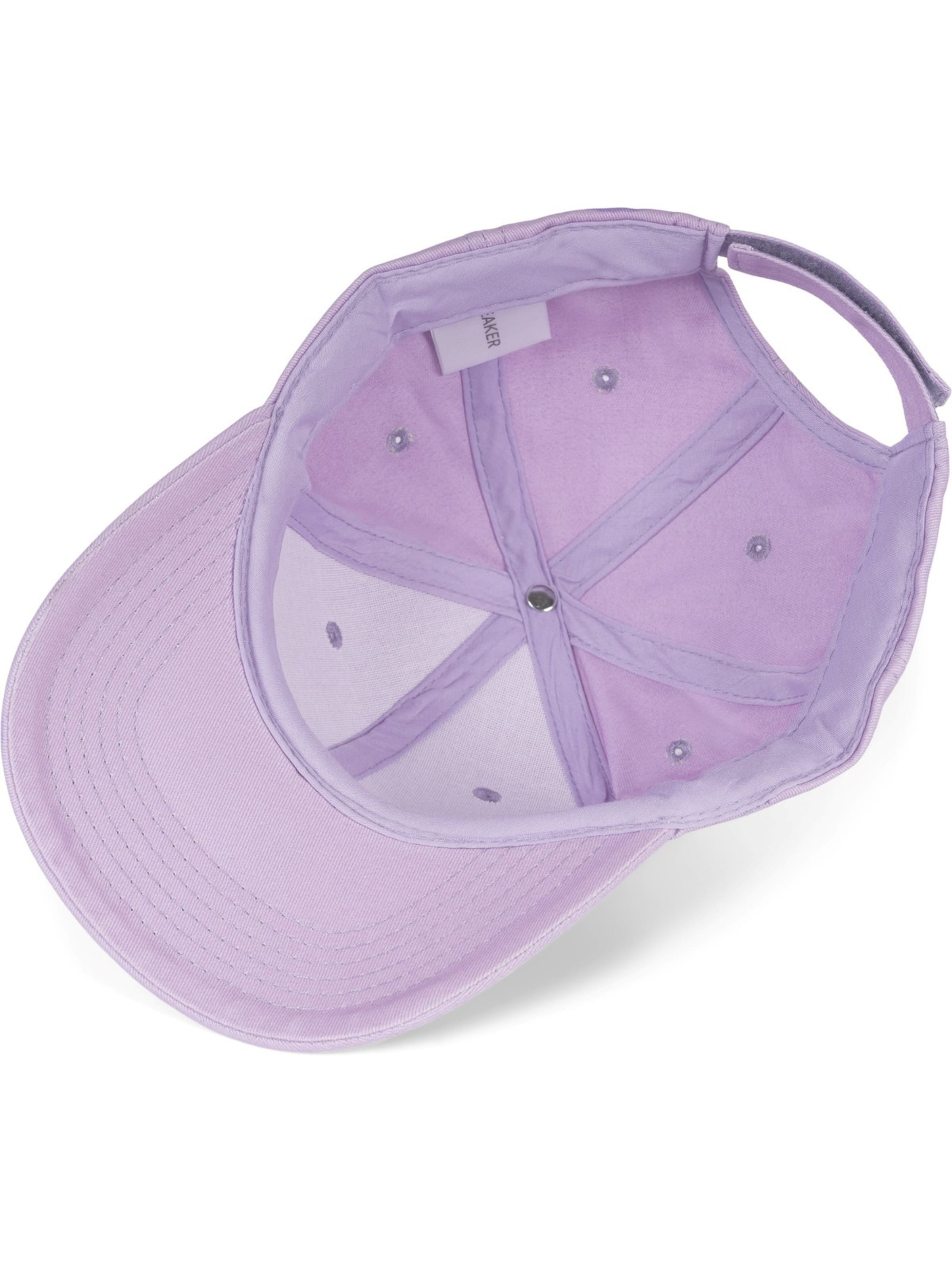 styleBREAKER Cap 'Baseball Cap Einfarbig'‌‌‌‌‌‌ in Lila