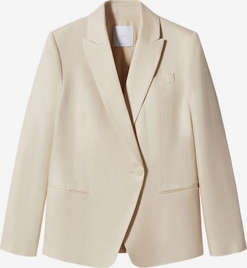 MANGO Blazer 'Aurora' in Beige: front