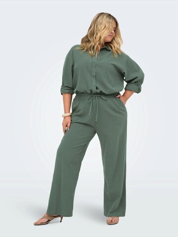 ONLY Carmakoma - Loosefit Pantalón 'CARTIZANA' en verde