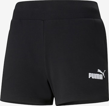 PUMA Regular Workout Pants in Black: front