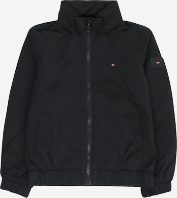 TOMMY HILFIGER Overgangsjakke 'ESSENTIAL' i sort: forside