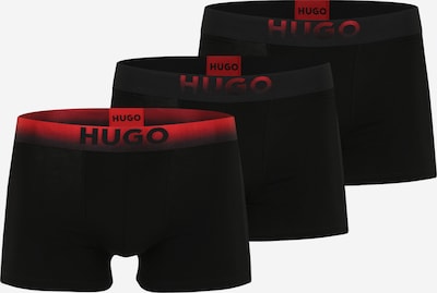 HUGO Boxers en rouge / noir, Vue avec produit