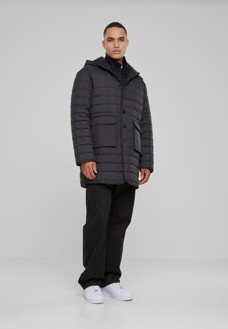 Urban Classics Winter Jacket in Black