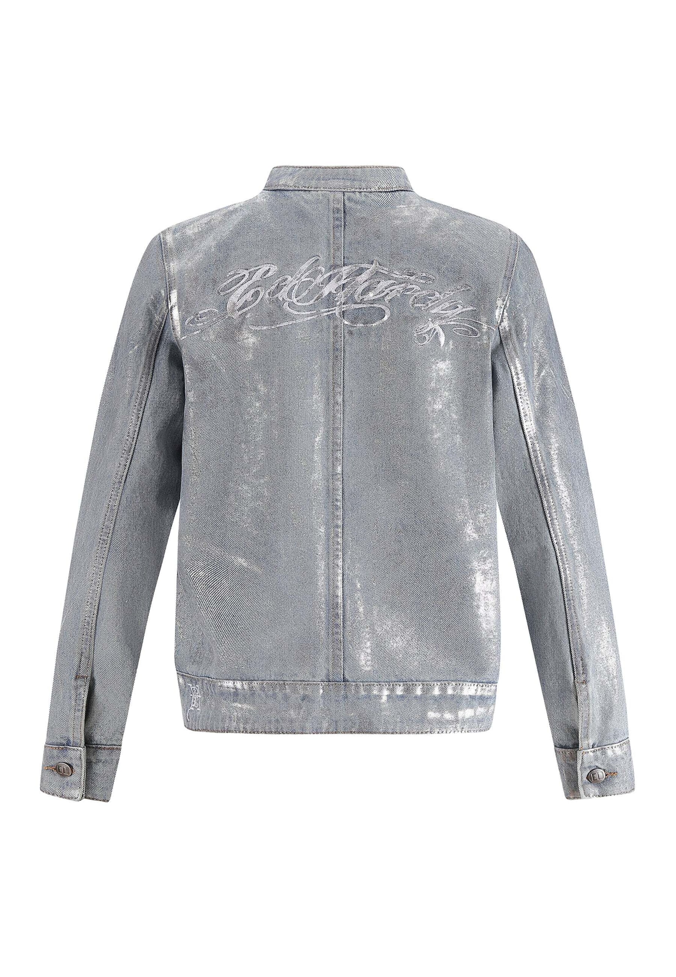 Ed Hardy Jacke in Blau