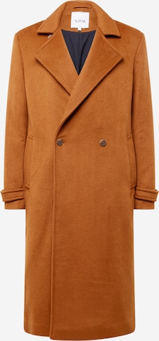 Manteau mi-saison 'SANTONI' Wax London en marron : devant