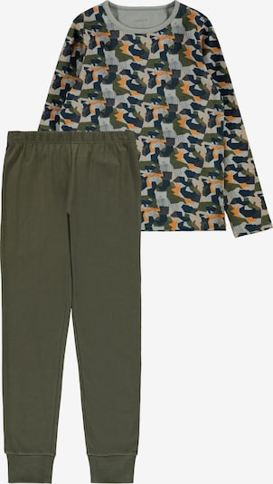 Pijamale NAME IT pe bleumarin / gri / kaki / portocaliu, Vizualizare produs