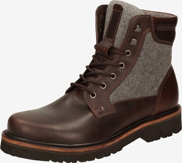 SIOUX Lace-Up Boots 'Tils' in Brown: front