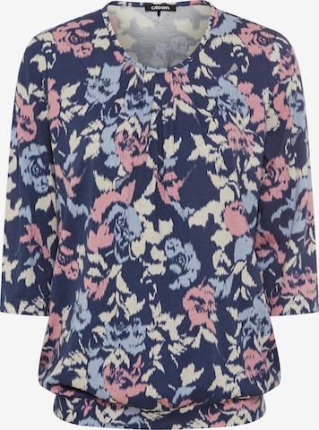 Olsen Shirt ' Clara ' in Blau: Vorderseite