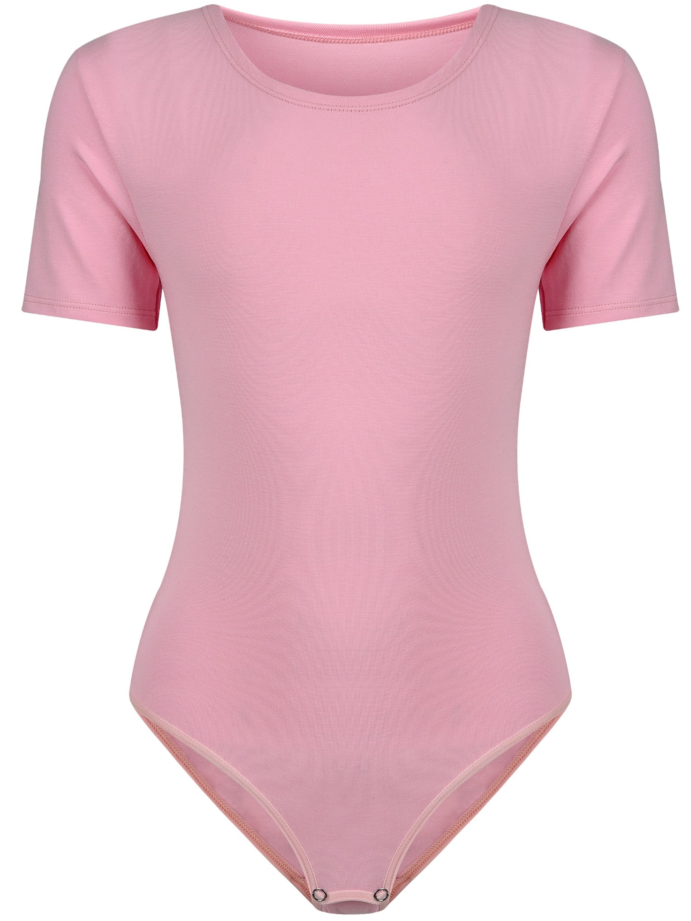 Evoni Sports bodysuit 'Kinder' in Pink: front