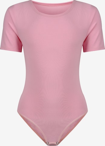Evoni Sports bodysuit 'Kinder' in Pink: front