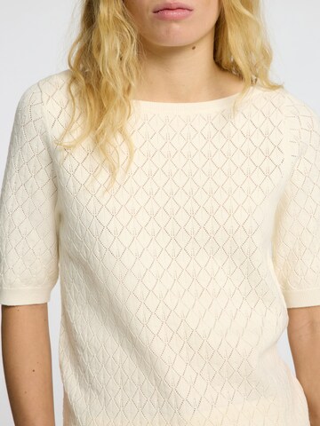 Pull-over 'HELEN' SELECTED FEMME en beige