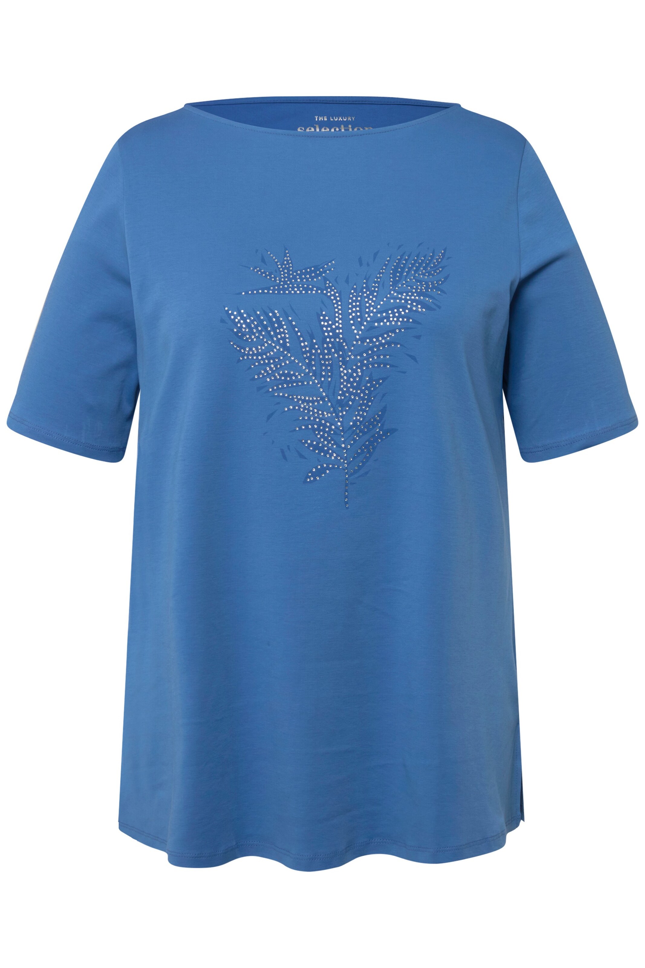 Ulla Popken Shirt in Blauw: voorkant