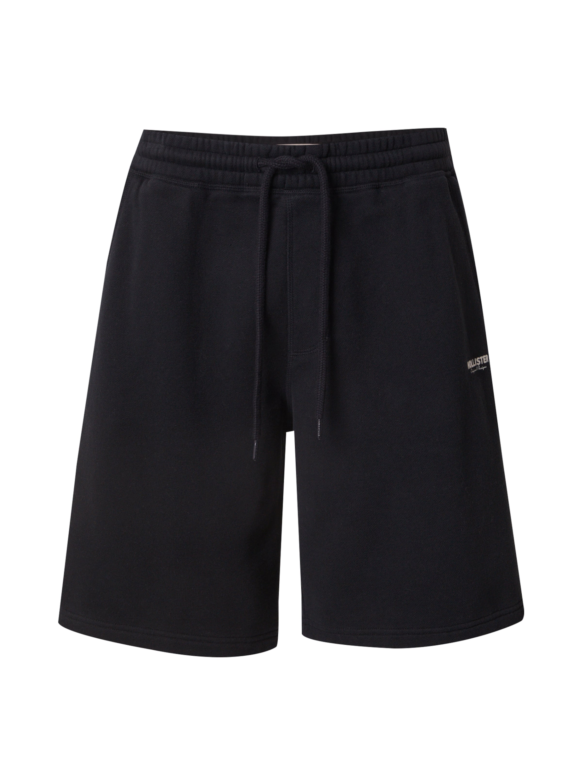 Loosefit Pantalon HOLLISTER en noir : devant