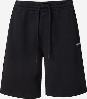 Loosefit Pantalon HOLLISTER en noir : devant