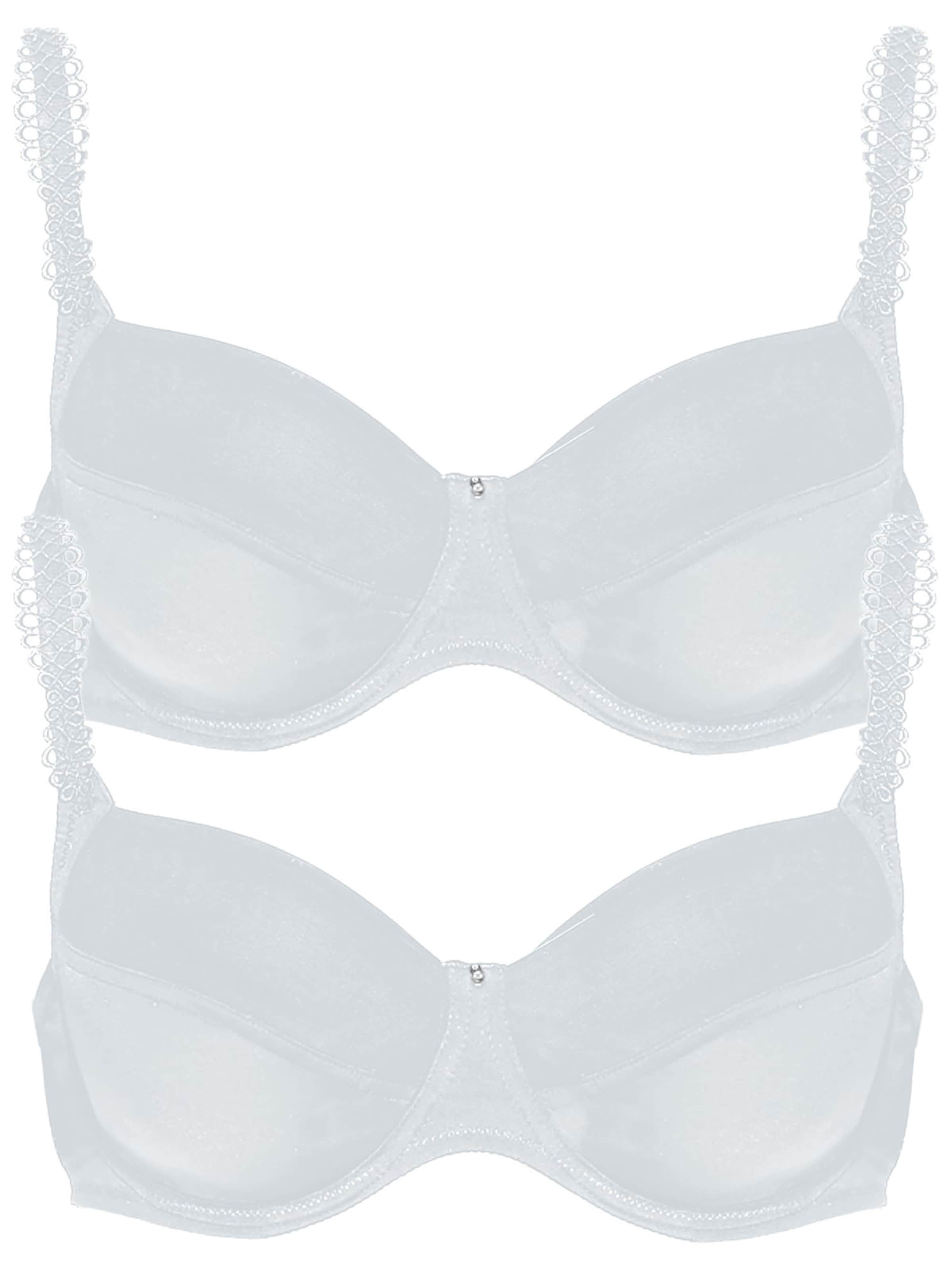 VIANIA T-shirt Bra 'Sally' in White: front