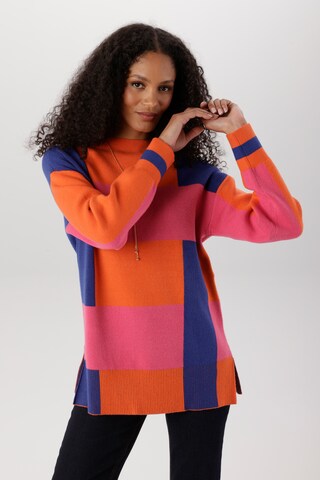 Aniston SELECTED Pullover in Orange: Vorderseite