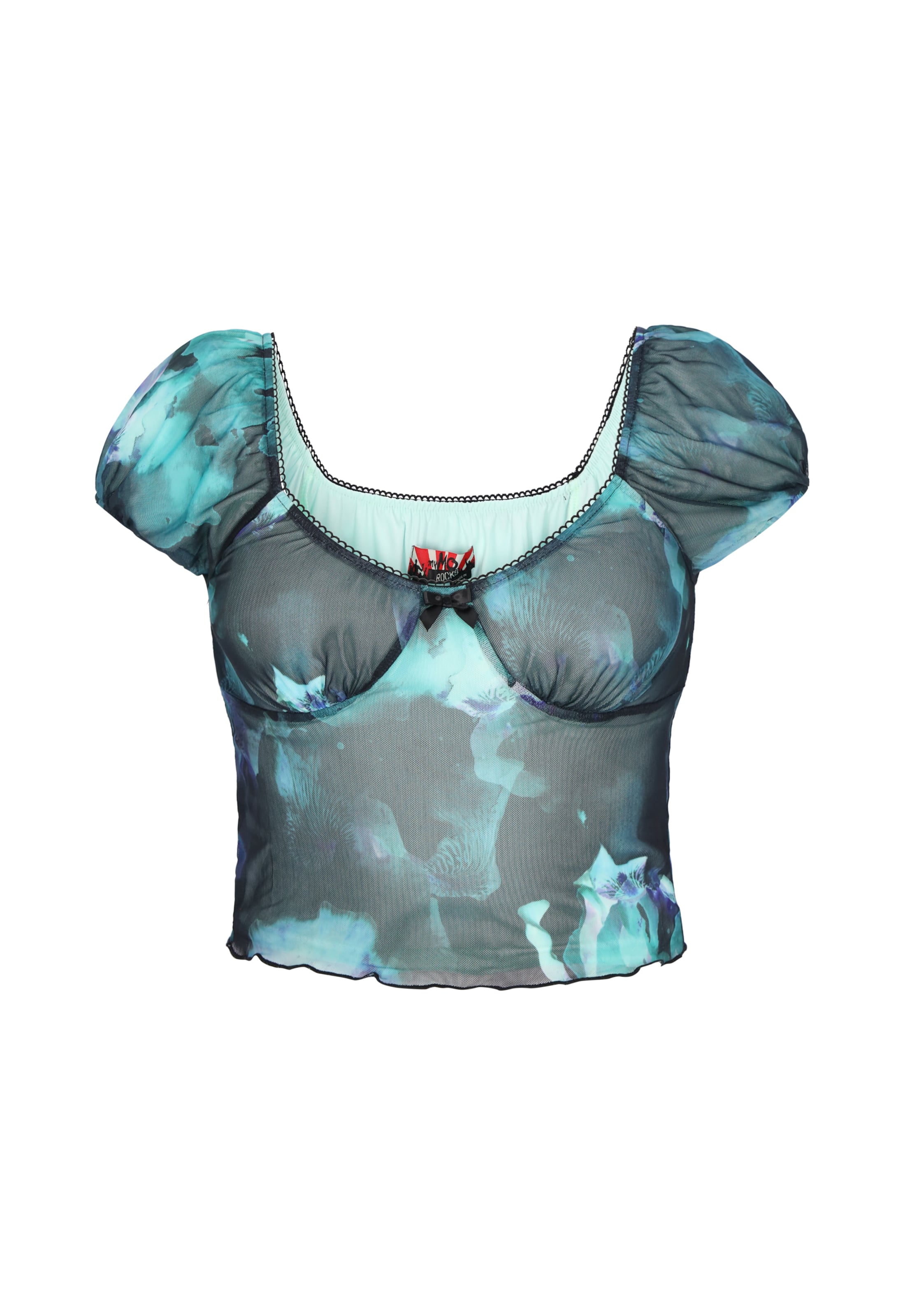 myMo ROCKS - Blusa em azul: frente