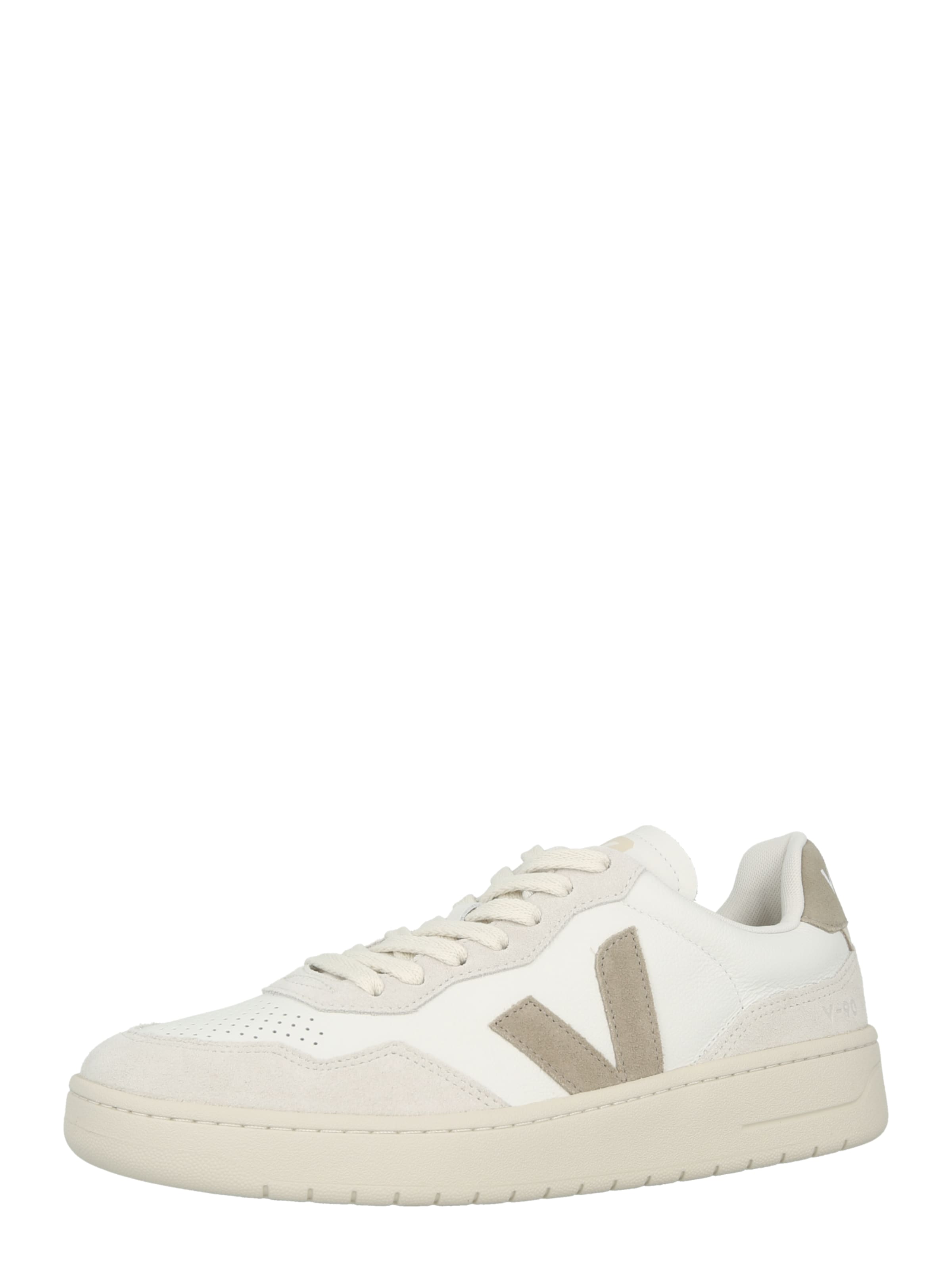 Veja - Sapatilhas baixas 'V-90 O.T.' em branco: frente