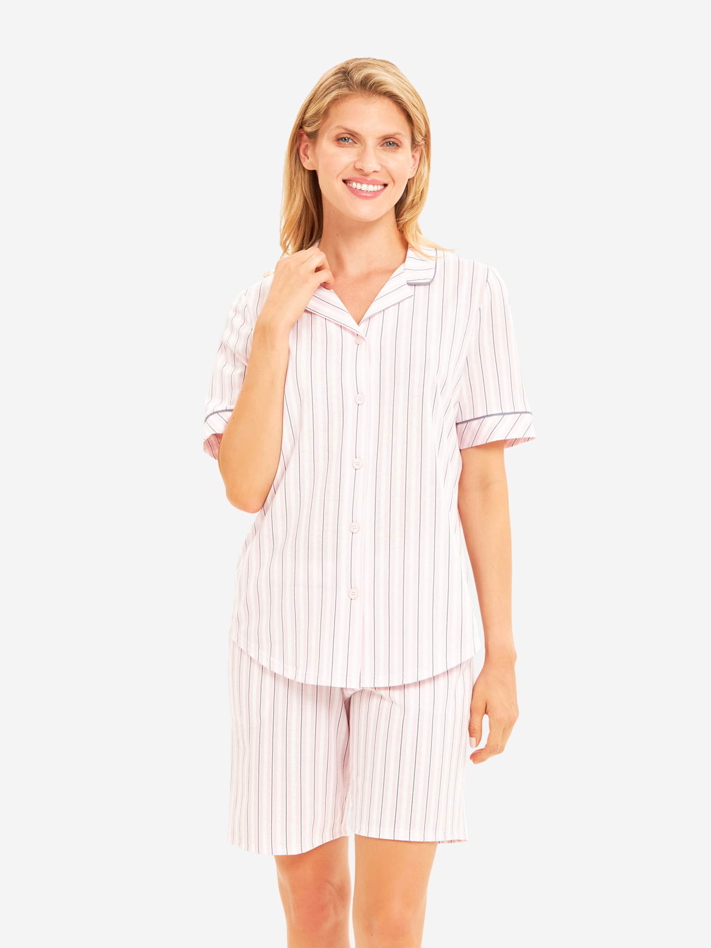 Chemise de nuit ' Basic ' Rösch en rose : devant