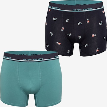 Happy Shorts Boxershorts in Blauw: voorkant