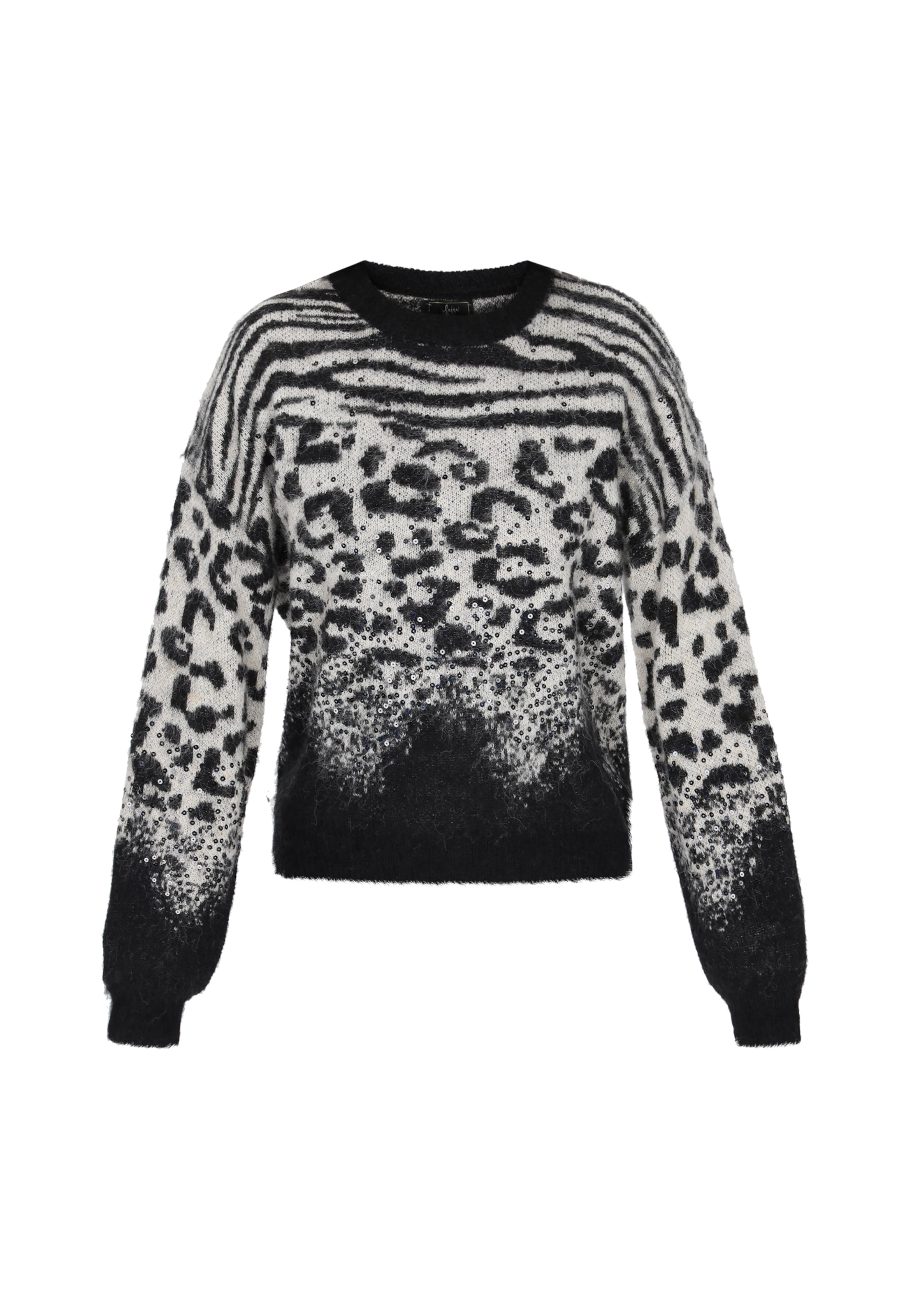 faina - Pullover em preto: frente