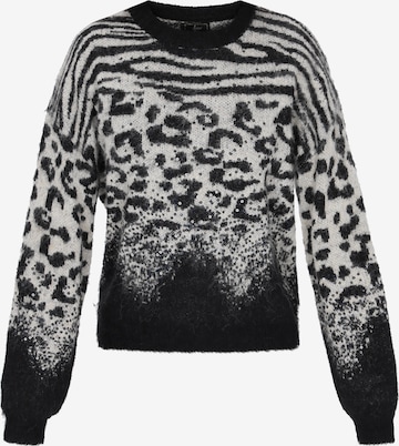 faina - Pullover em preto: frente