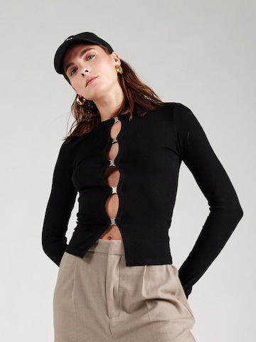 Gina Tricot Shirt in Black: front