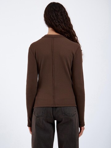 Dr. Denim Top 'Stella Waffle Top' in Bruin