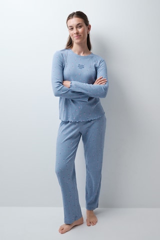 Pyjama Women' Secret en bleu : devant
