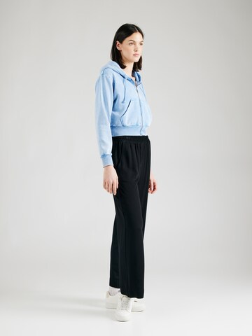 Wide Leg Pantalon mazine en noir