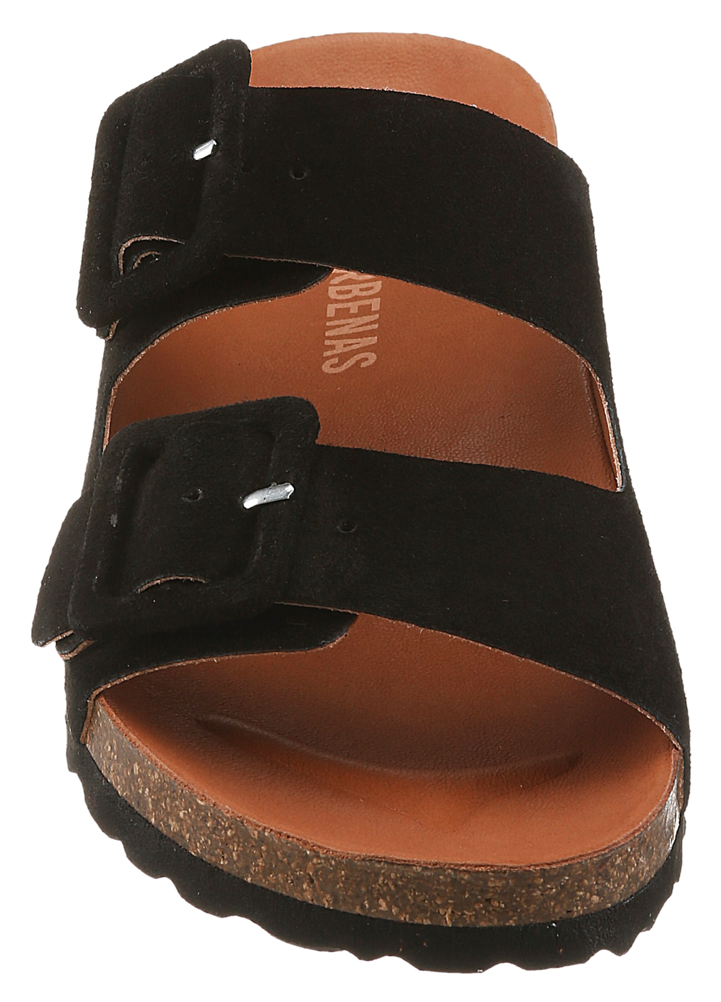 VERBENAS Mules in Black