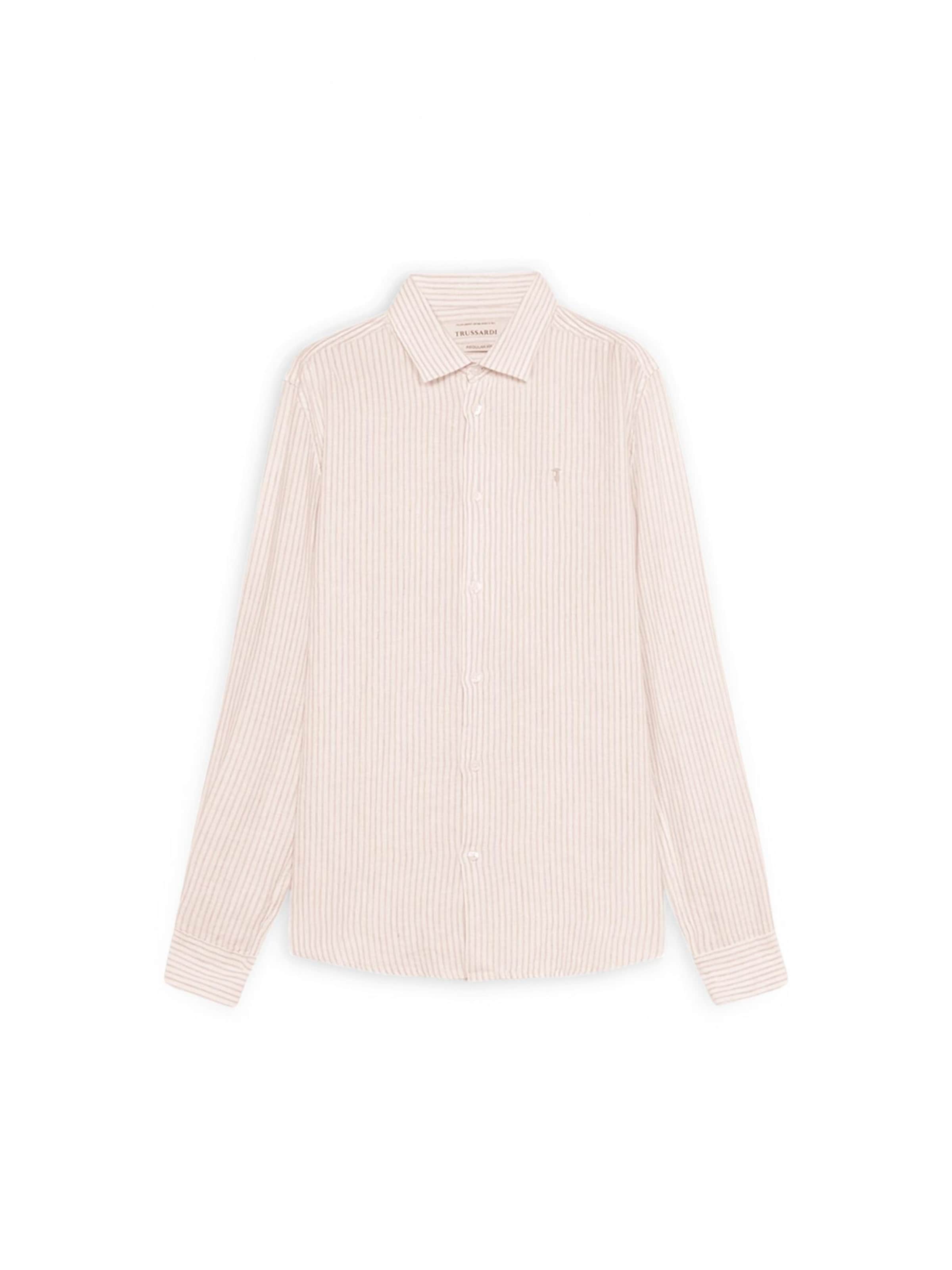 Trussardi Hemd‌ in Beige: Vorderseite