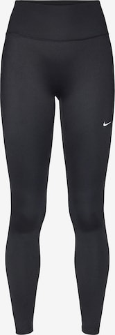 Skinny Pantalon de sport 'ONE' NIKE en noir : devant