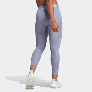 ADIDAS PERFORMANCE Skinny Workout Pants 'Brand Love' in Purple