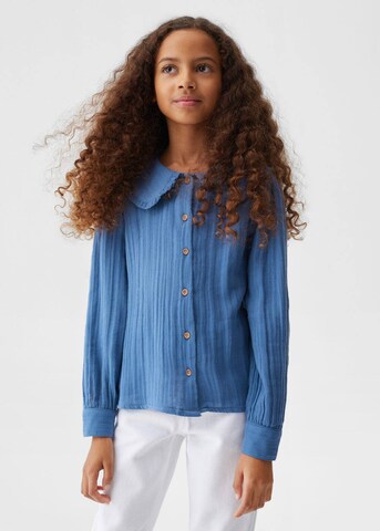 MANGO KIDS Shirt 'Casilda' in Blue: front