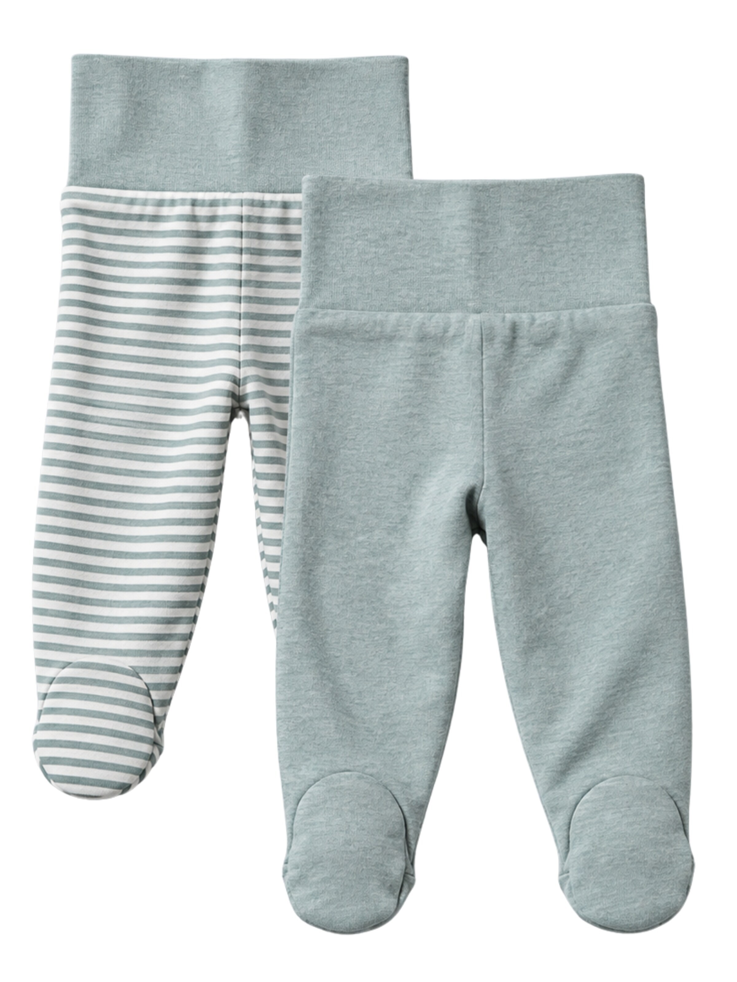 OrganicEra Leggings 'OrganicEra Organic Footed Pants Set' in 62 in Aqua, Item view