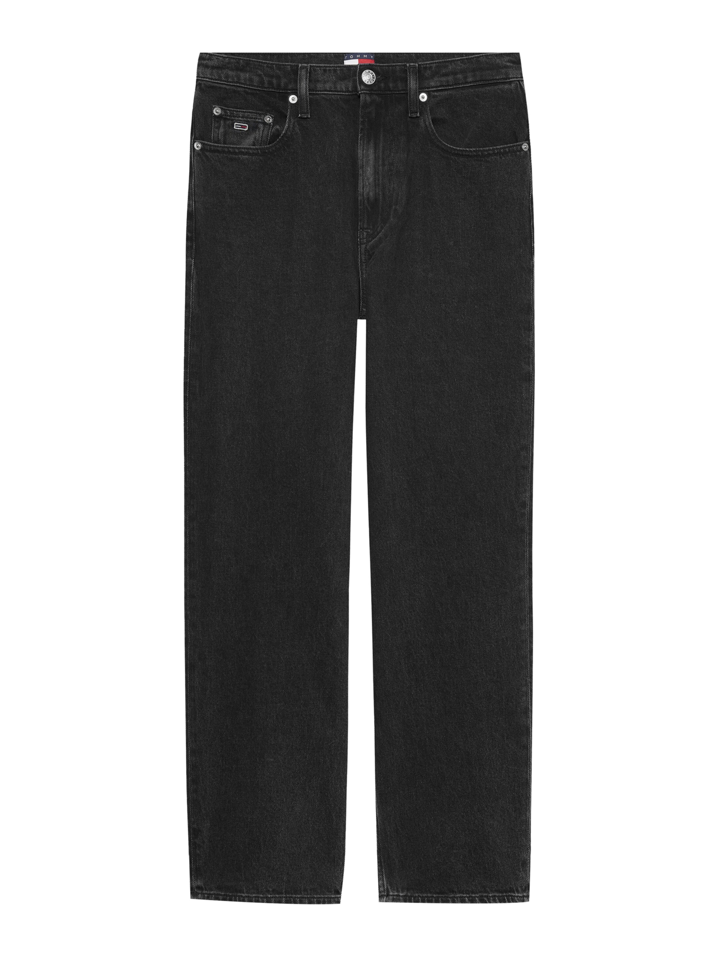 Tommy Jeans Regular Farkut 'LAYLA' värissä musta: etupuoli