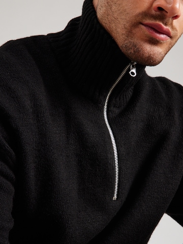 JACK & JONES Sweater 'JJESOHO OLLIE' in Black